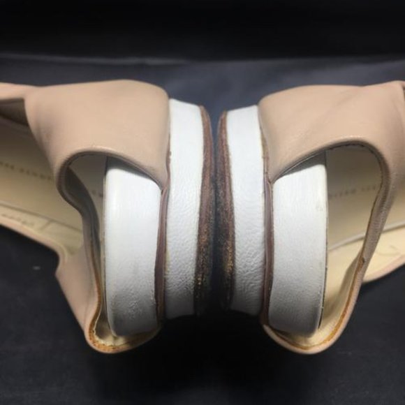 Giuseppe Zanotti Leather Peep Toe Stacked Pumps - Picture 9 of 12